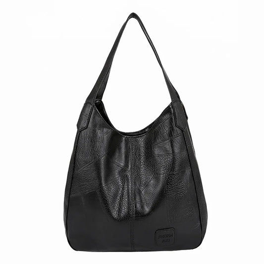 Newposs Vintage Shoulder Bag Female PU Leather Womens Designers Totes