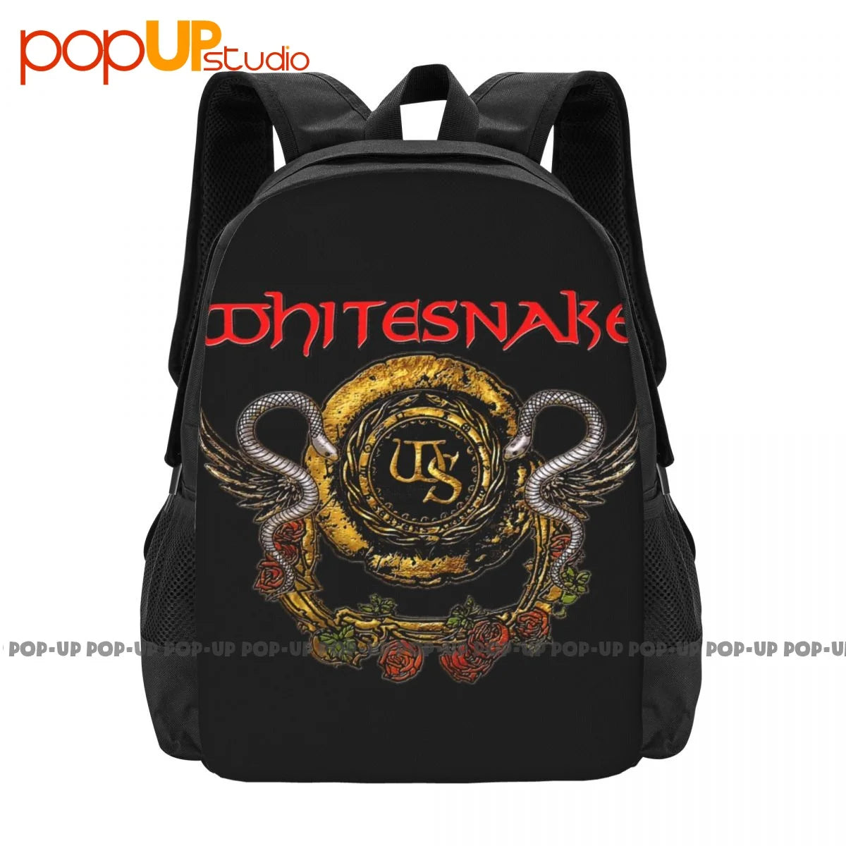 Newsnake David Coverdale Punk Rock Backpack Large Capacity