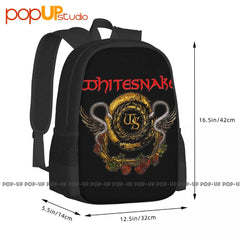 Newsnake David Coverdale Punk Rock Backpack Large Capacity