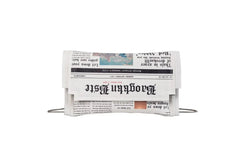 Newspapers Print Clutch Bag Envelope Shoulder Purse Evening Wallet