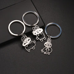 Customized Kid's Drawing Necklace Bracelet Keychain
