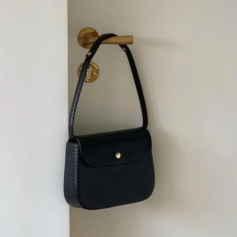 Niche Retro Print Women Shoulder Bag All-match Ladies Office Sac A Main