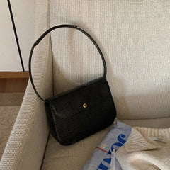 Niche Retro Print Women Shoulder Bag All-match Ladies Office Sac A Main