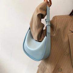 Shoulder Bag Half-circle Saddle Bag Cross-body Bag for Women