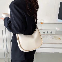 Shoulder Bag Half-circle Saddle Bag Cross-body Bag for Women