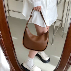 Shoulder Bag Half-circle Saddle Bag Cross-body Bag for Women