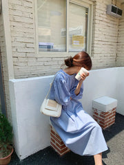 Tide Wild Western Fold Dumpling Straw Bag