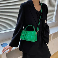 High-end Women's Green Shell Bag Messenger Bag