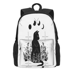 Night Garden Cat Backpacks Men's Backpacks Bags For Women