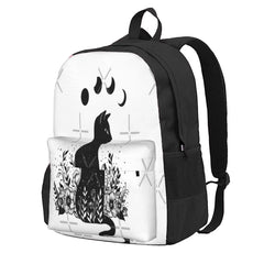 Night Garden Cat Backpacks Men's Backpacks Bags For Women
