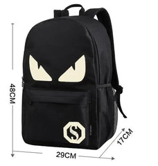 Nightlight Chopper Casual Men's Backpack Anime Luminous Student School Bags