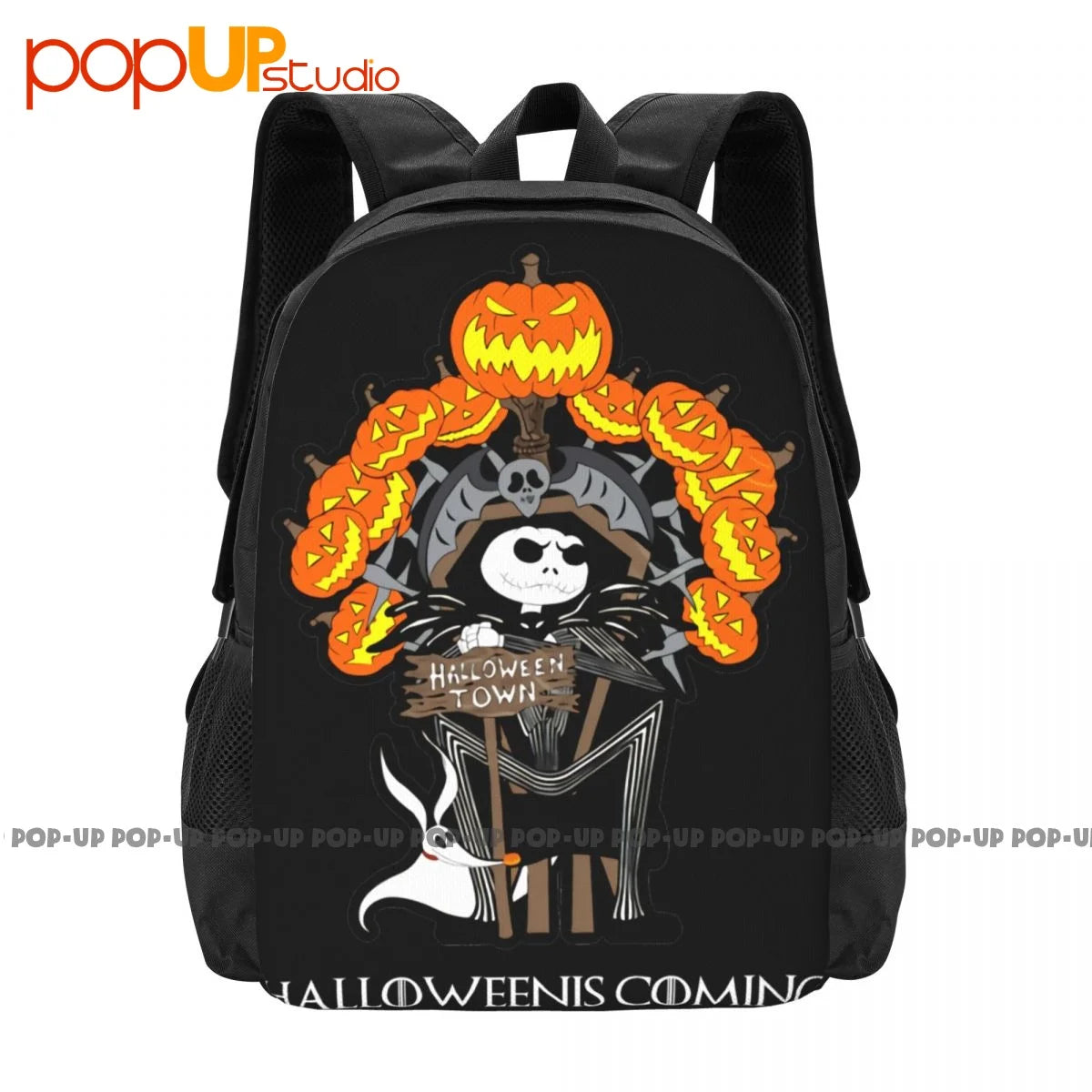 Jack Halloween Backpack Large Capacity Eco Friendly Bags