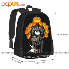Nightmare Before Christmas Jack Halloween Backpack Large Capacity