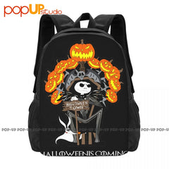 Jack Halloween Backpack Large Capacity Eco Friendly Bags