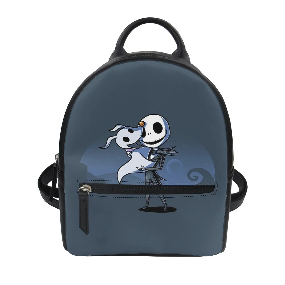 Nightmare Before Christmas Print Women's Waterproof Backpack
