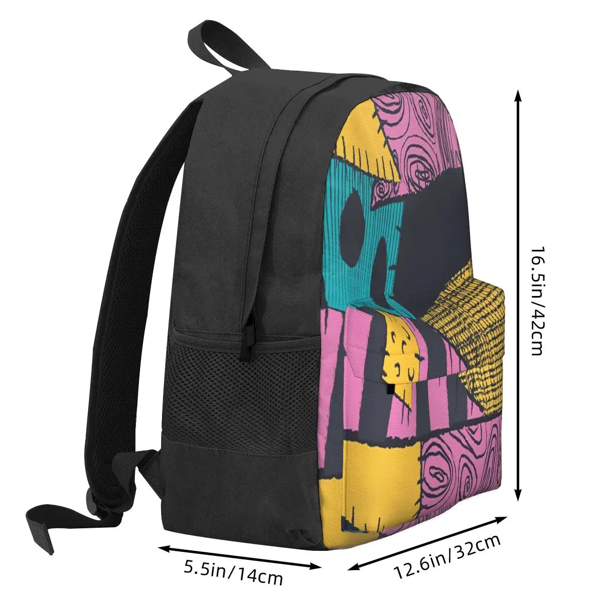 Nightmare Sewn Pattern Backpacks Personalised Female Backpack