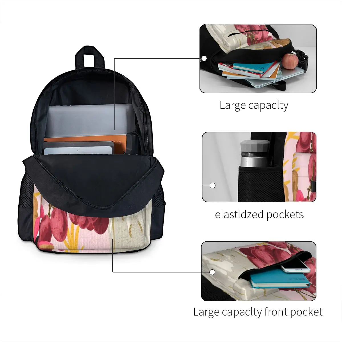 Sour Grapes Backpacks Men Women Teens