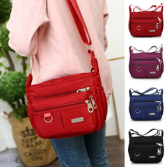 Nylon Waterproof Shoulder Bag Women Tote Messenger Cross Body Handbag