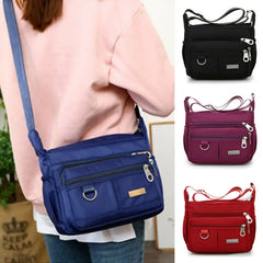 Nylon Waterproof Shoulder Bag Women Tote Messenger Cross Body Handbag