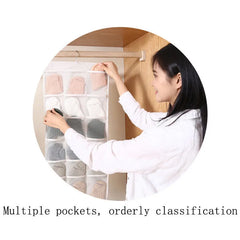 Women Bra Underwear Socks Hanging Bag Dustproof Cover Organizer 80*40cm
