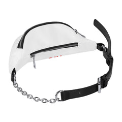Noisydesigns Women's PU Chest Bag Hip Belt Fanny Pack Zipper Pouch