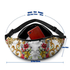 Noisydesigns Canvas Waist Bags For Women Phone Belt Heuptasje
