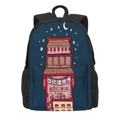 Noodle House At Night Backpacks Men's Backpacks Bags For Women Man Bag Backpack