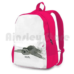 Nope Sloth Outdoor Hiking Backpack Riding Climbing Sports Bag