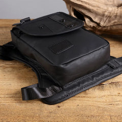 Men Canvas/Nylon Waist Fanny Pack Drop Belt Bag Shoulder Messenger Crossbody