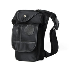 Canvas Drop Leg Bag Belt Hip Bum Motorcycle Crossbody Bags for Men