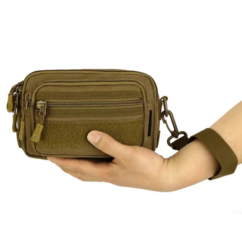 Nylon Waist Packs Military Fanny Bag Molle Shoulder Messenger Crossbody Bag