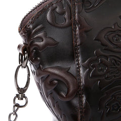 Women Messenger Bag Leather Crossbody Shoulder Bags for Women Female Flower Hand