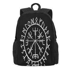Nordic Mythology Rune Circle 2 Backpacks Men's Backpacks Bags For Women