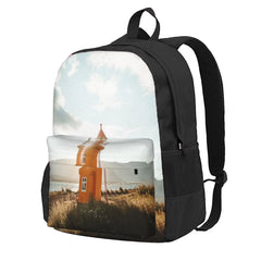Northern Lighthouse Retro Backpack for Men and Women