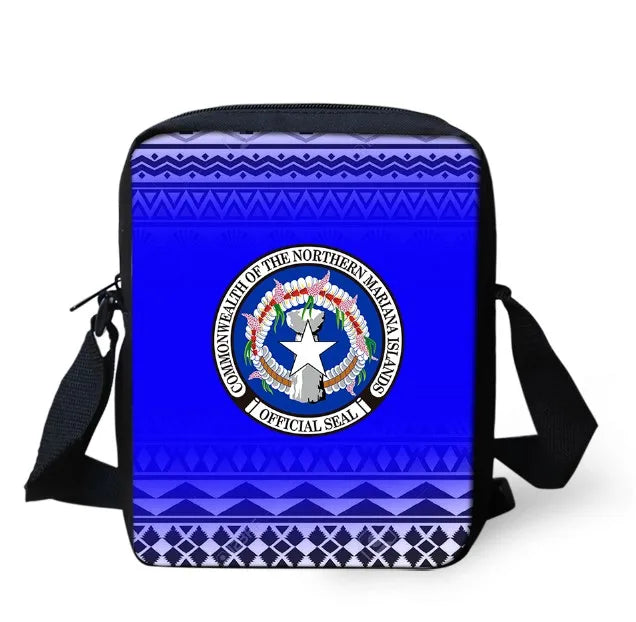 CNMI Tattoos Printed Kids Shoulder Bag Mini Messenger Travel Crossbody