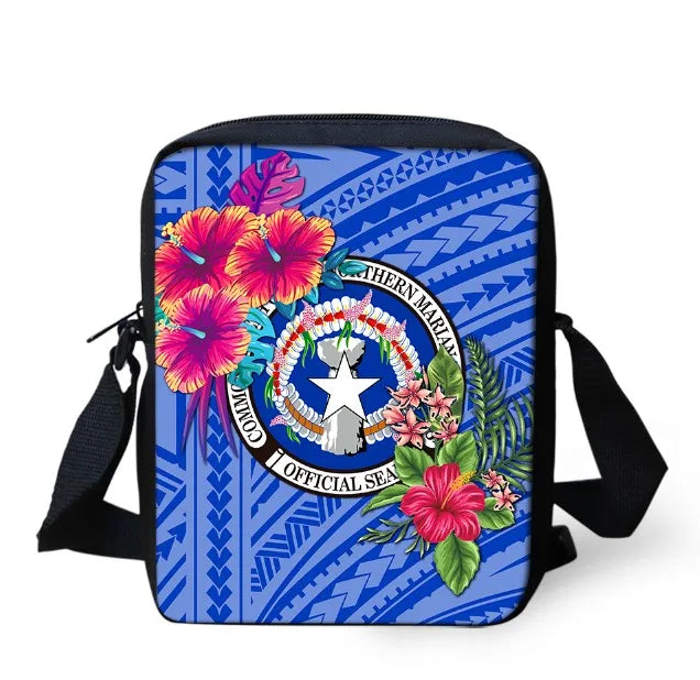 CNMI Tattoos Printed Kids Shoulder Bag Mini Messenger Travel Crossbody