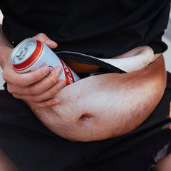 Dad Bag Dad Bod Waist Bags Beer Fat Hairy Belly Fanny Pack