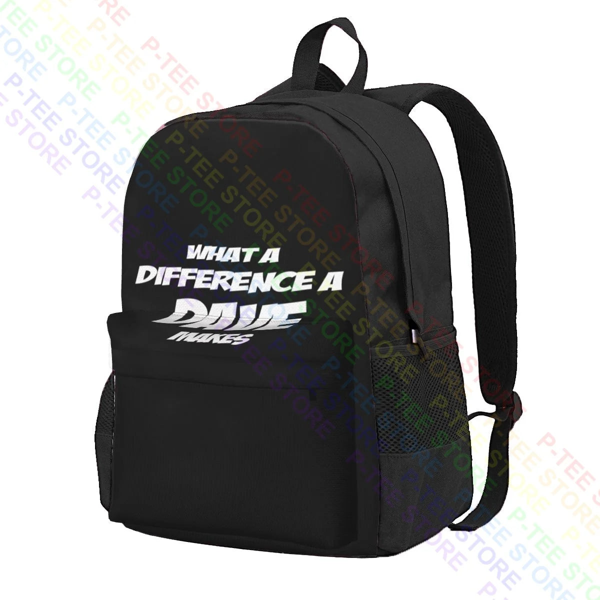 Funny Dave Makes Slogan Joke Large Backpack