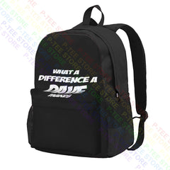 Funny Dave Makes Slogan Joke Large Backpack