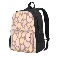Nude Abstract Seamless Pattern Backpacks Men's Women's Back Pack Eco Friendly