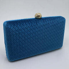 Nuphia Women Velvet Clutch Evening Bag Wedding Party Rhinestone Handbag