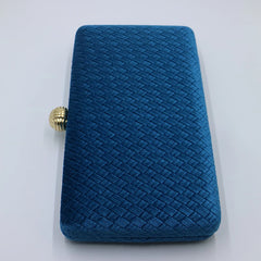 Nuphia Women Velvet Clutch Evening Bag Wedding Party Rhinestone Handbag