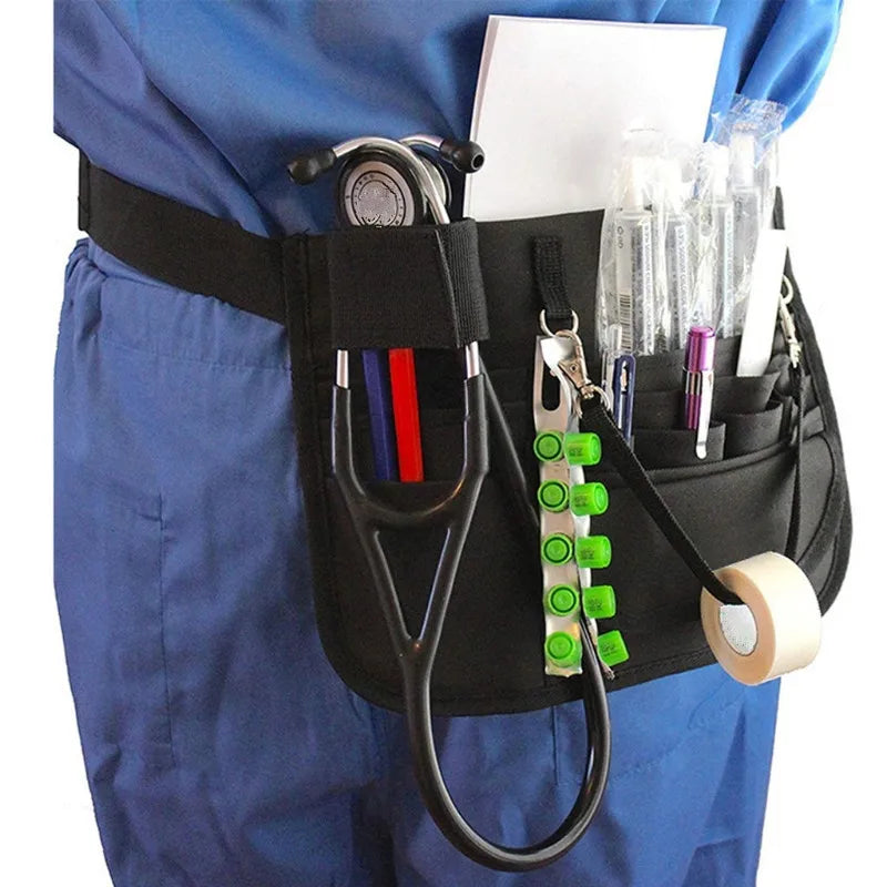 Nurse Organizer Belt Fanny Pack Waist Bag for Scissors Care Kit