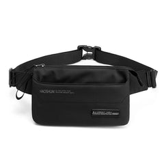 Waterproof Nylon Waist Bag for Men and Women - 4 Pockets