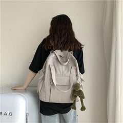 Nylon Backpack School Bag For Teenage Girl Shoulder Women Waterproof Bag
