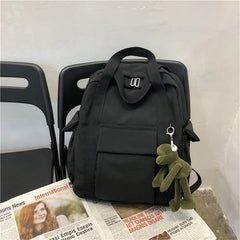 Nylon Backpack School Bag For Teenage Girl Shoulder Women Waterproof Bag