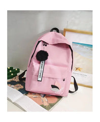Nylon Backpack Women Backpack Solid Backbag Mochilas Female Shoulder Bag