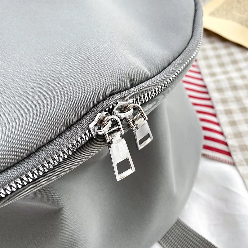 Nylon Backpack Women Shoulder Bag For Teenage Girl School Bag