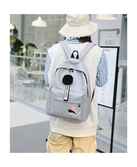 Nylon Backpack Women Backpack Solid Backbag Mochilas Female Shoulder Bag