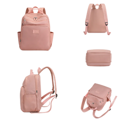 Nylon Backpack Women's Large-Capacity Travel Rucksack Water-Repellent Schoolbag